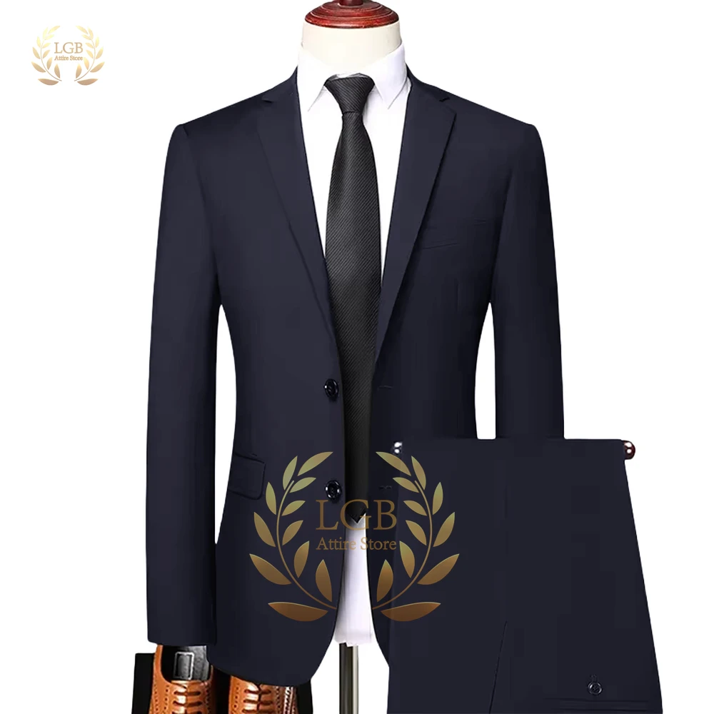 Men's 2-Piece Modern Notch Lapel Suit, 2-Button Blazer & Trousers for Smart Casual & Semi-Formal Occasions
Men's 2-Piece Modern Notch Lapel Suit, 2-Button Blazer & Trousers for Smart Casual & Semi-Formal Occasions
