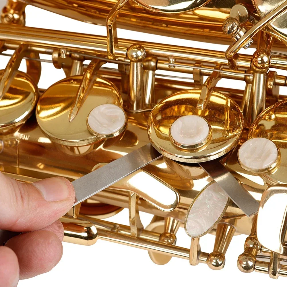 Saxophone Repair Tool Leather Pad Liner Installation Fit Adjuster Stainless Steel Woodwind Instrument Repair Accessories
Saxophone Repair Tool Leather Pad Liner Installation Fit Adjuster Stainless Steel Woodwind Instrument Repair Accessories