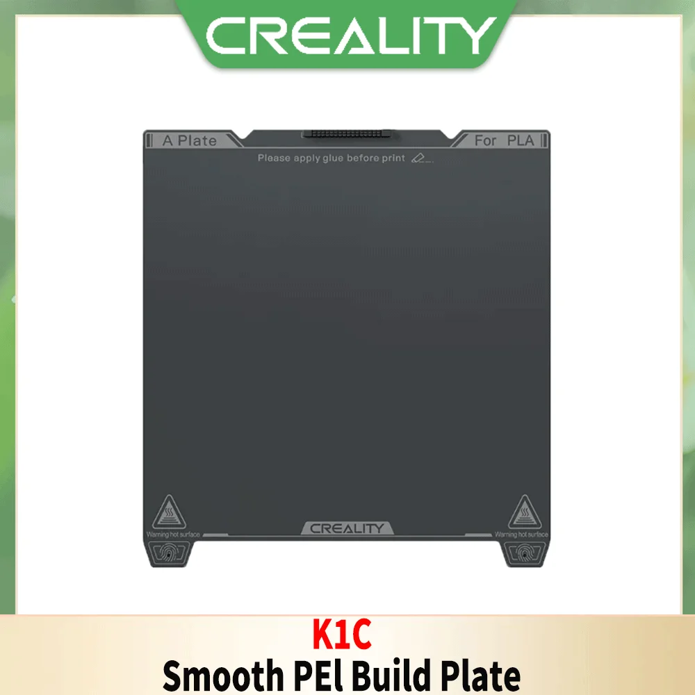 PEI Build Plate for Creality K1C 3D Printer Smooth Surface No Soft Magnetic Sticker Required
PEI Build Plate for Creality K1C 3D Printer Smooth Surface No Soft Magnetic Sticker Required