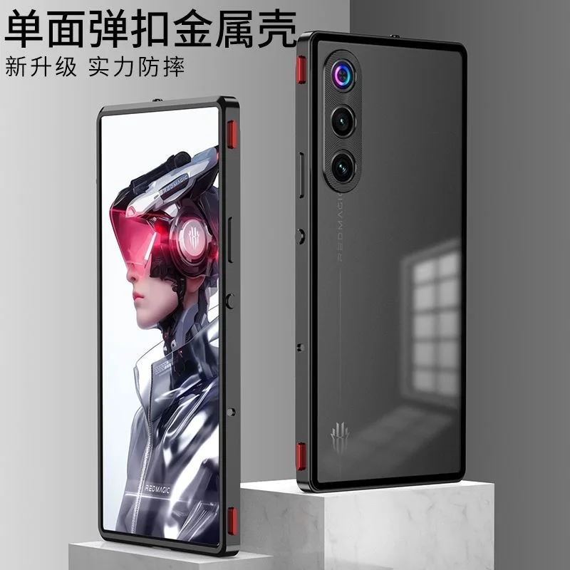 Case For Nubia Red Magic 10 Air Metal Aluminium Alloy Frame Tempered Glass Backboard Shockproof Phone Cover
Case For Nubia Red Magic 10 Air Metal Aluminium Alloy Frame Tempered Glass Backboard Shockproof Phone Cover