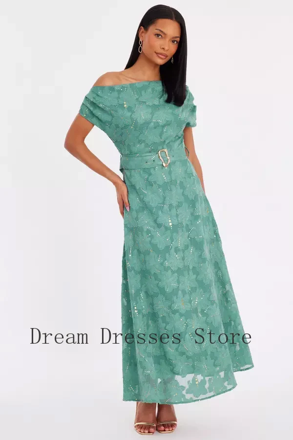 Customized Pastrol Tulle Sash Pleat Pattern Sequined A-line Boat Neck Long Dresses Bespoke Occasion Dresses Elegant Modern Style
Customized Pastrol Tulle Sash Pleat Pattern Sequined A-line Boat Neck Long Dresses Bespoke Occasion Dresses Elegant Modern Style