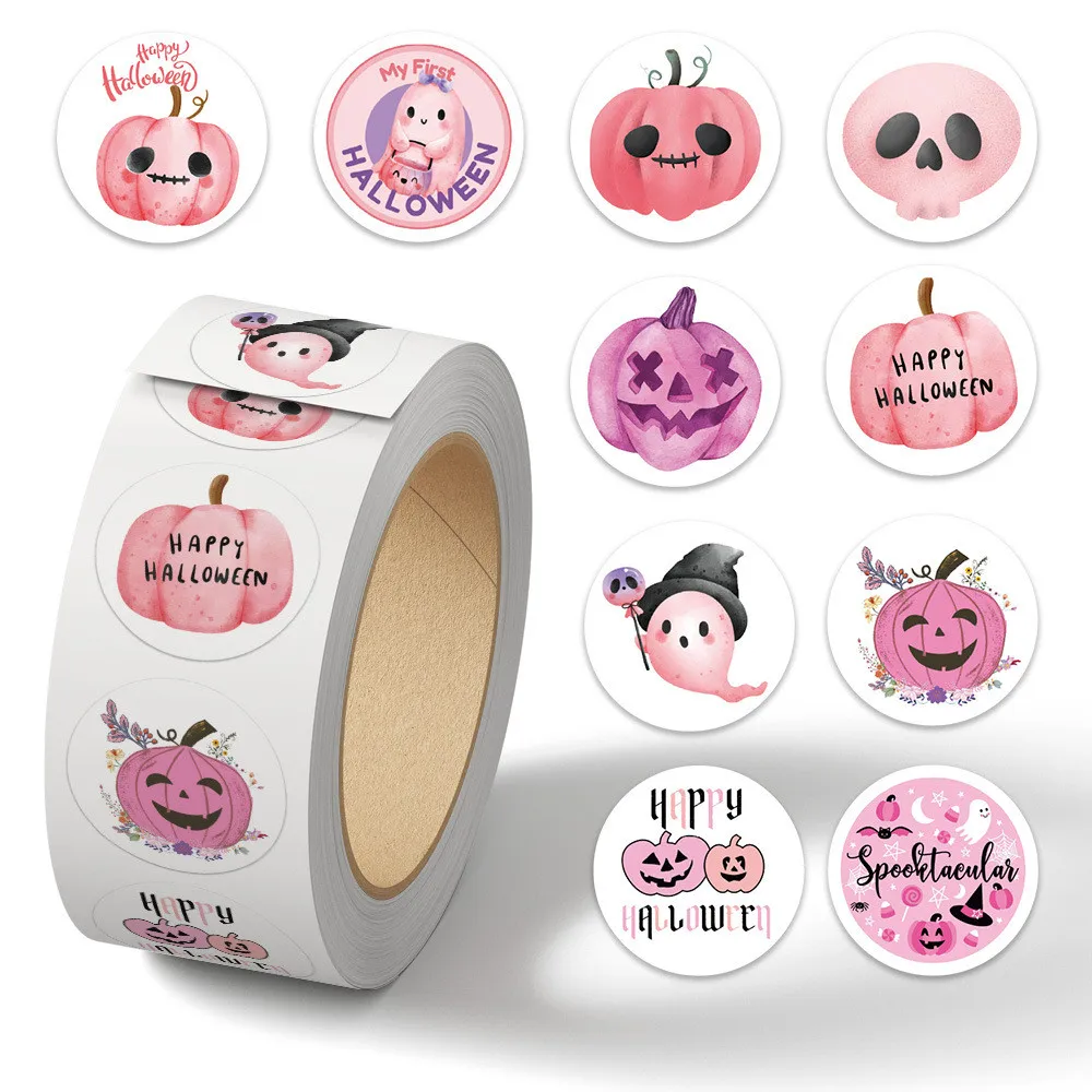 1 Roll/500 Pcs Cartoon Pink Halloween Roll Stickers - Mini Cute Decor for Water Cups Phones&Journal Supplies(Anime Worlds Store)
1 Roll/500 Pcs Cartoon Pink Halloween Roll Stickers - Mini Cute Decor for Water Cups Phones&Journal Supplies(Anime Worlds Store)