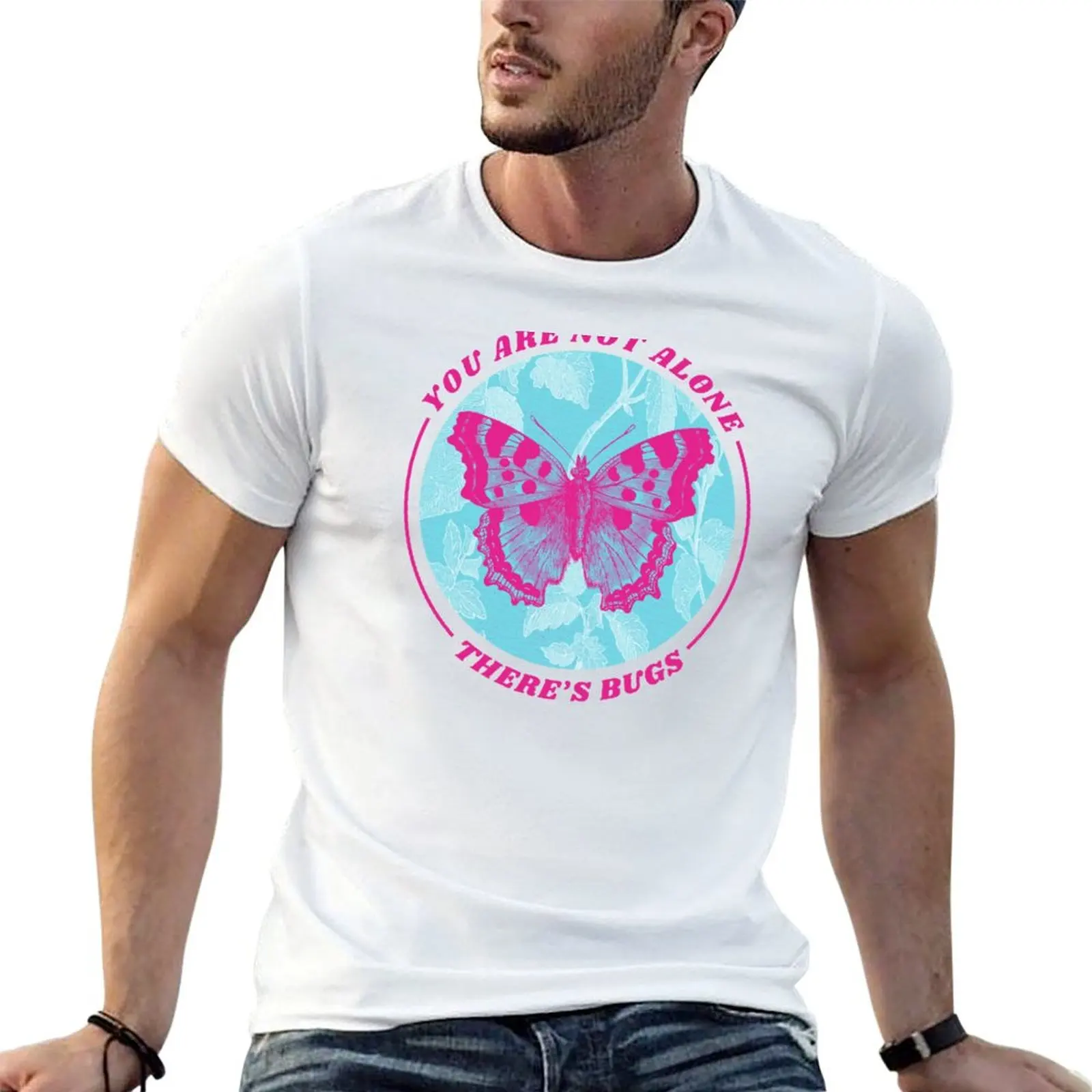 You're Not Alone, There's Bugs Turquoise & Pink T-Shirt man t shirts graphic cotton t shirt pack T-Shirt
You're Not Alone, There's Bugs Turquoise & Pink T-Shirt man t shirts graphic cotton t shirt pack T-Shirt