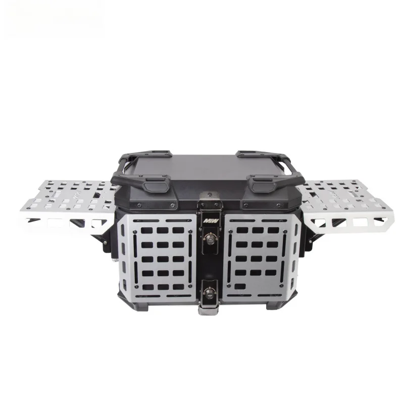Applicable45LMotorcycle Aluminum Alloy Multi-Function Armor Silver Tail Box Portable with Bottom Plate Electric Vehicle Black Tr
Applicable45LMotorcycle Aluminum Alloy Multi-Function Armor Silver Tail Box Portable with Bottom Plate Electric Vehicle Black Tr