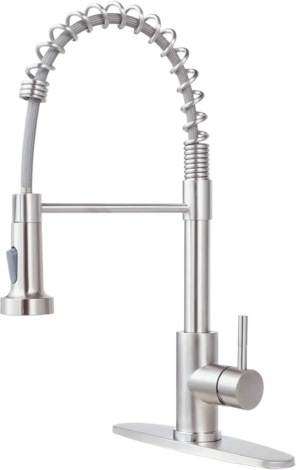 Kitchen Faucet with Pull Down Sprayer, Brushed Nickel, 1-Handle, Stainless Steel, 1 or 3-Hole, Dual Function for Kitchen, RV, La
Kitchen Faucet with Pull Down Sprayer, Brushed Nickel, 1-Handle, Stainless Steel, 1 or 3-Hole, Dual Function for Kitchen, RV, La