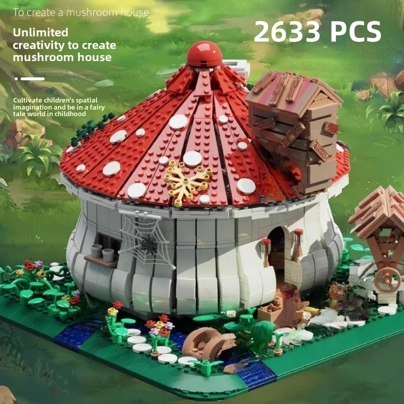 2633PCS MOC Street View Building Blocks Lighting Mushroom House Adults Building Sets Boys Puzzle Assembly Toys Kids Gifts 86006
2633PCS MOC Street View Building Blocks Lighting Mushroom House Adults Building Sets Boys Puzzle Assembly Toys Kids Gifts 86006