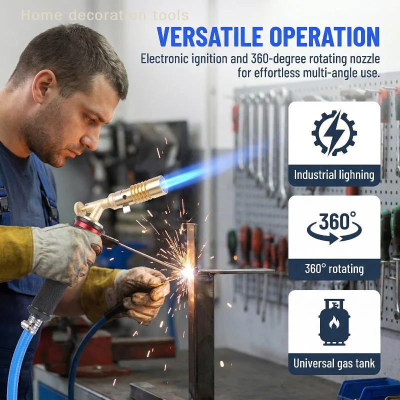 Welding Torch 2.5M Copper Aluminum Flame Soldering Kit for Metal Melting Jewelry Making Repair Tasks
Welding Torch 2.5M Copper Aluminum Flame Soldering Kit for Metal Melting Jewelry Making Repair Tasks