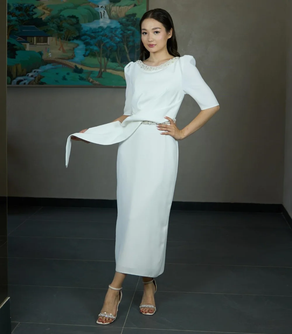 Customized Exquisite Pleat Sequined Straight Scoop Neck Midi Dresses Evening Formal Casual Simple Retro Fashion Classic Matchin
Customized Exquisite Pleat Sequined Straight Scoop Neck Midi Dresses Evening Formal Casual Simple Retro Fashion Classic Matchin