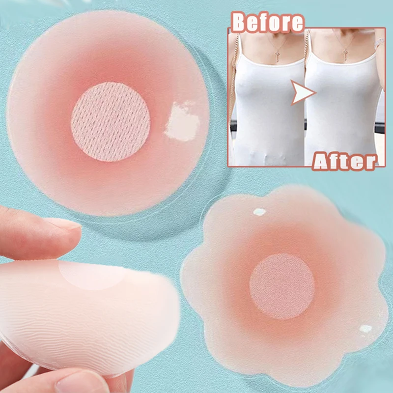 2Pcs Silicone Nipple Cover Reusable Women Breast Petals Lift Invisible Bra Pasties Adhesive Bra Pads Sticker Patch Chest Pads
2Pcs Silicone Nipple Cover Reusable Women Breast Petals Lift Invisible Bra Pasties Adhesive Bra Pads Sticker Patch Chest Pads