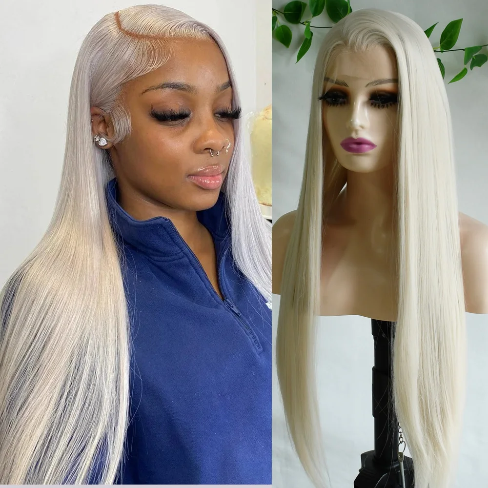 13x4 Bone Straight Lace Front Wig HD Lace Wig Preplucked Glueless Wihte Lace Front Wig Synthetic Cosplay Party
13x4 Bone Straight Lace Front Wig HD Lace Wig Preplucked Glueless Wihte Lace Front Wig Synthetic Cosplay Party