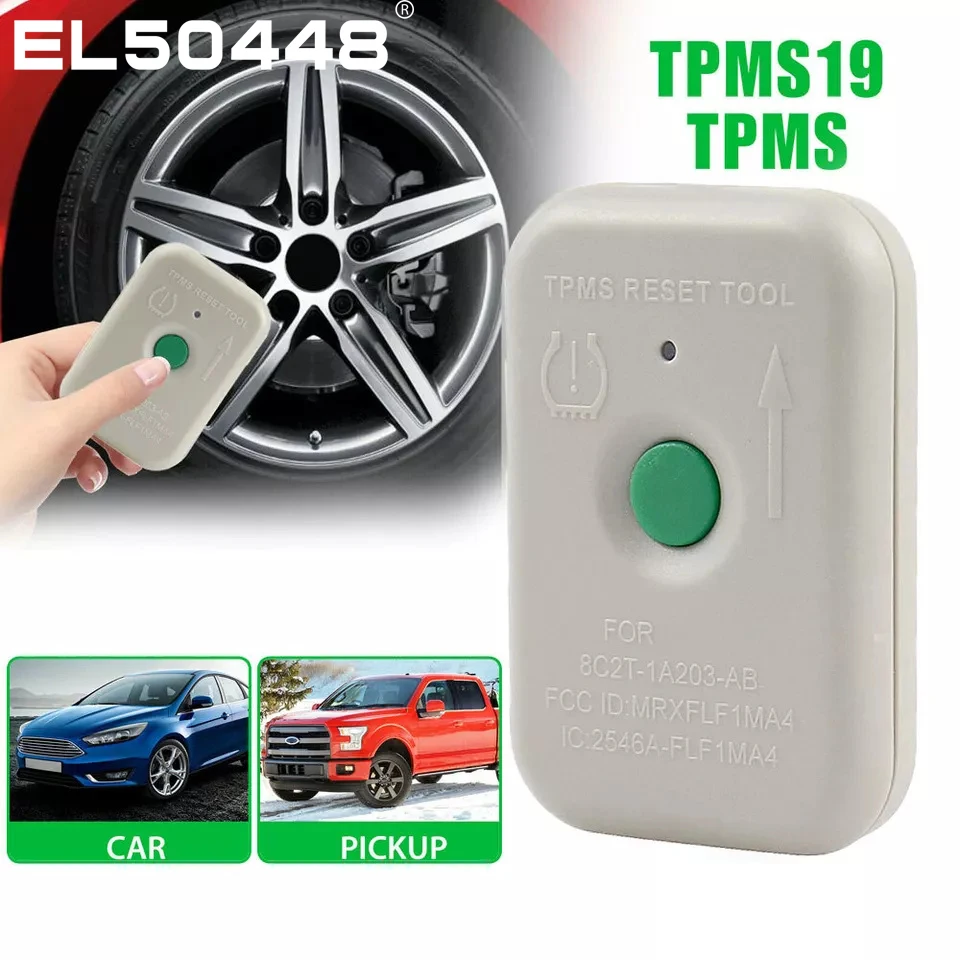 Car TPMS Reset Tool TPMS19 Car Tire Pressure Monitoring Sensor Reset Tool Suitable for Ford 8C2Z-1A203-AB TPMS Reset Tool
Car TPMS Reset Tool TPMS19 Car Tire Pressure Monitoring Sensor Reset Tool Suitable for Ford 8C2Z-1A203-AB TPMS Reset Tool