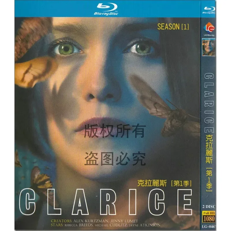 American Suspense Thriller Crime TV Series Clarice 1080p High Definition BD Blu-ray 2 Disc
American Suspense Thriller Crime TV Series Clarice 1080p High Definition BD Blu-ray 2 Disc