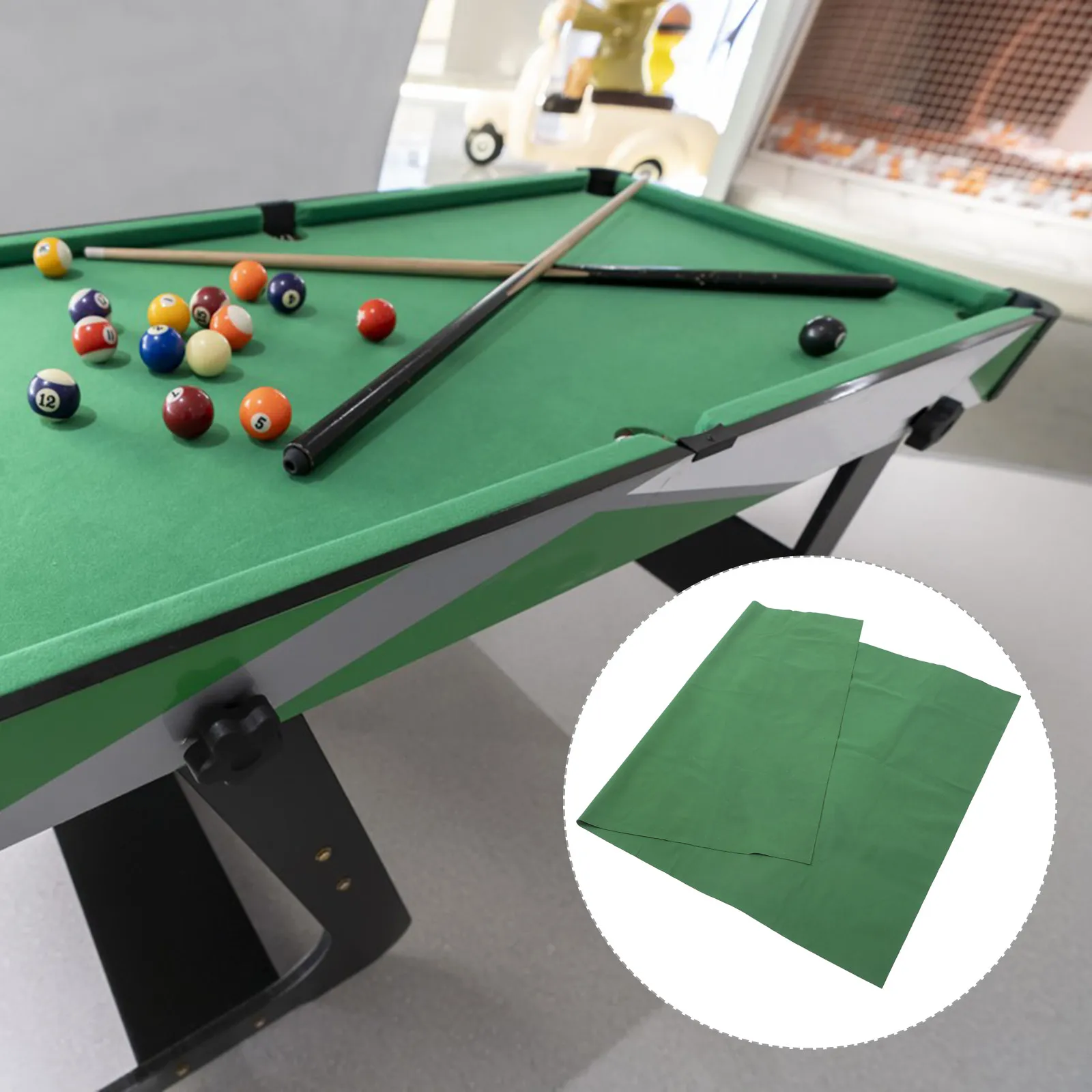 Pool Tablecloth Double-Sided Durable Cloth for Billiard Table Replacement Standard Indoor Pool Accessories Billiard Tablecloth
Pool Tablecloth Double-Sided Durable Cloth for Billiard Table Replacement Standard Indoor Pool Accessories Billiard Tablecloth