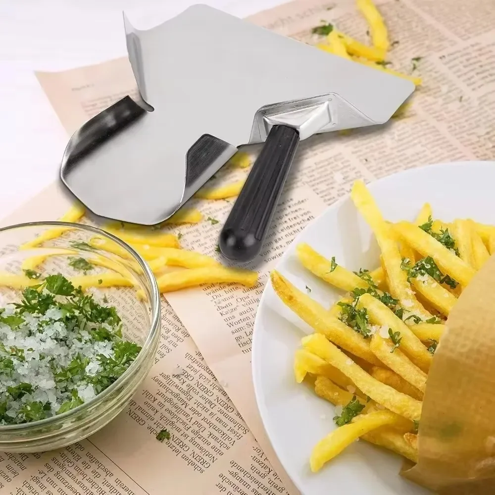 Hot Kitchen Gadget Baking Tool Shovel French Fries Shovel Stainless Steel Special for Hamburger Popcorn Packing Shovel
Hot Kitchen Gadget Baking Tool Shovel French Fries Shovel Stainless Steel Special for Hamburger Popcorn Packing Shovel