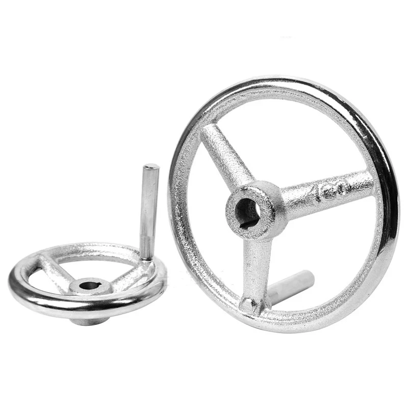 Solid Metal Handwheel Milling Machine CNC Lathe 3D Printer Spoke Hand Wheel Wavy Wheel Bakelite Three-wheel Cast Iron Chrome
Solid Metal Handwheel Milling Machine CNC Lathe 3D Printer Spoke Hand Wheel Wavy Wheel Bakelite Three-wheel Cast Iron Chrome