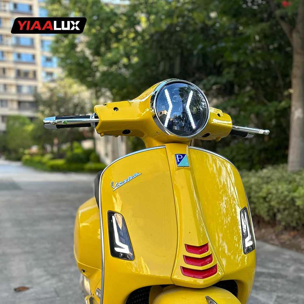 YIAALUX VESPA GTS300 modified headlights, non-destructive installation of high and low beam headlight assembly
YIAALUX VESPA GTS300 modified headlights, non-destructive installation of high and low beam headlight assembly