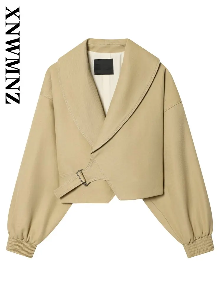 XNWMNZ 2026 Summer New Woman's Fashion Commuting V-Collar Long Sleeve wrinkle Jacket Chic Holiday Woman khaki Vintage Thin Coat
XNWMNZ 2026 Summer New Woman's Fashion Commuting V-Collar Long Sleeve wrinkle Jacket Chic Holiday Woman khaki Vintage Thin Coat