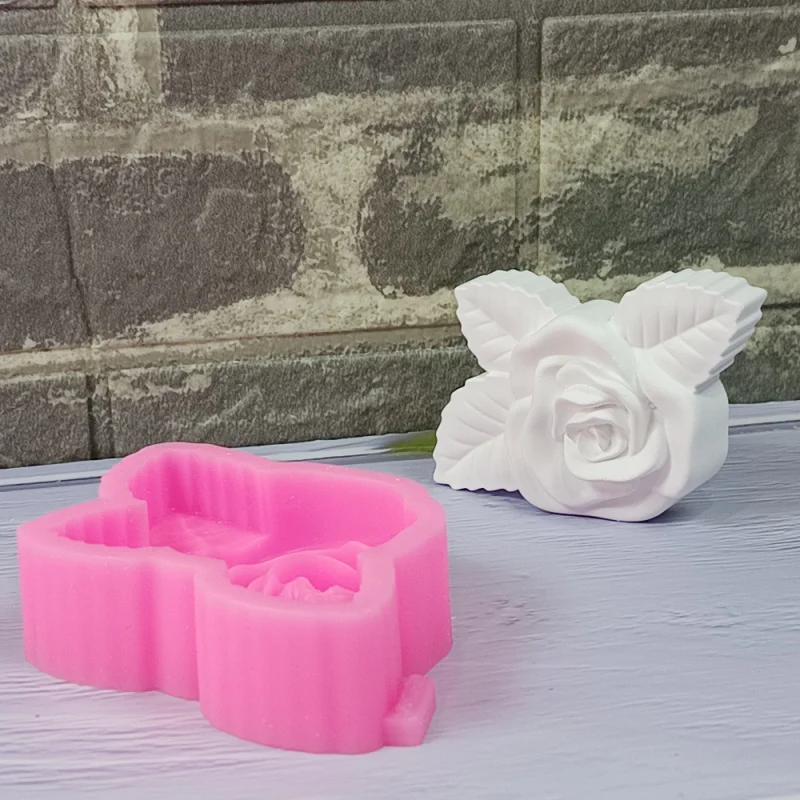 2pcs Reusable Rose Mold for DIY Plaster Decor, Scented Candles - Floral Themed Craft
2pcs Reusable Rose Mold for DIY Plaster Decor, Scented Candles - Floral Themed Craft