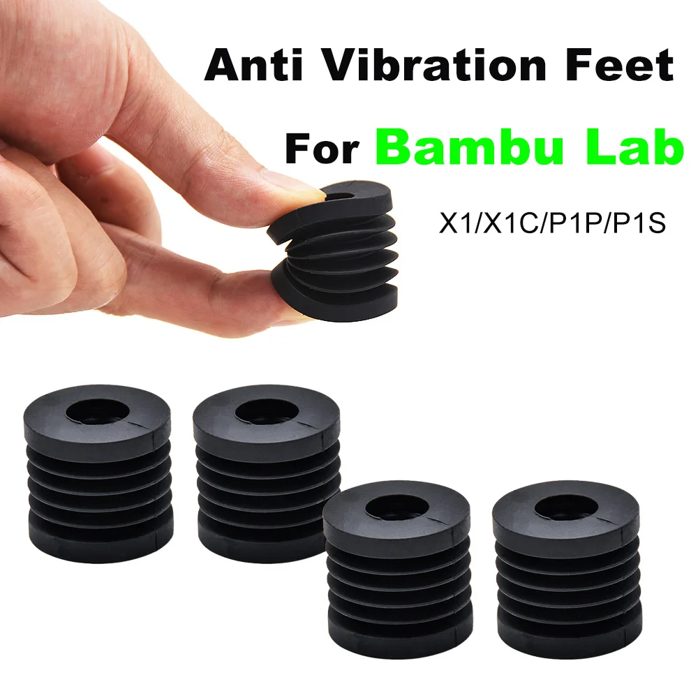 For Bambu Lab P1P/P1S Anti Vibration Feet Pad Anti-slip Anti-Shock Dust-proof Rubber Foot Pad Bamboo Bambulabs X1/X1C 3D Printer
For Bambu Lab P1P/P1S Anti Vibration Feet Pad Anti-slip Anti-Shock Dust-proof Rubber Foot Pad Bamboo Bambulabs X1/X1C 3D Printer