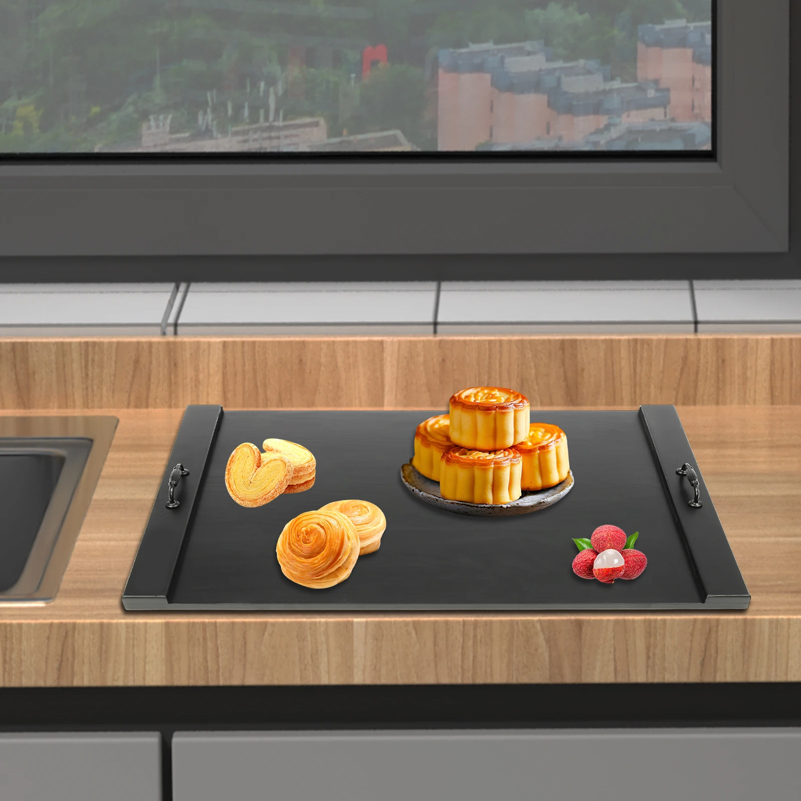 Современная минималистичная крышка для доски, прямоугольная верхняя крышка для дровяной печи, крышки для горелок для плиты, черные 55*77 см
Современная минималистичная крышка для доски, прямоугольная верхняя крышка для дровяной печи, крышки для горелок для плиты, черные 55*77 см