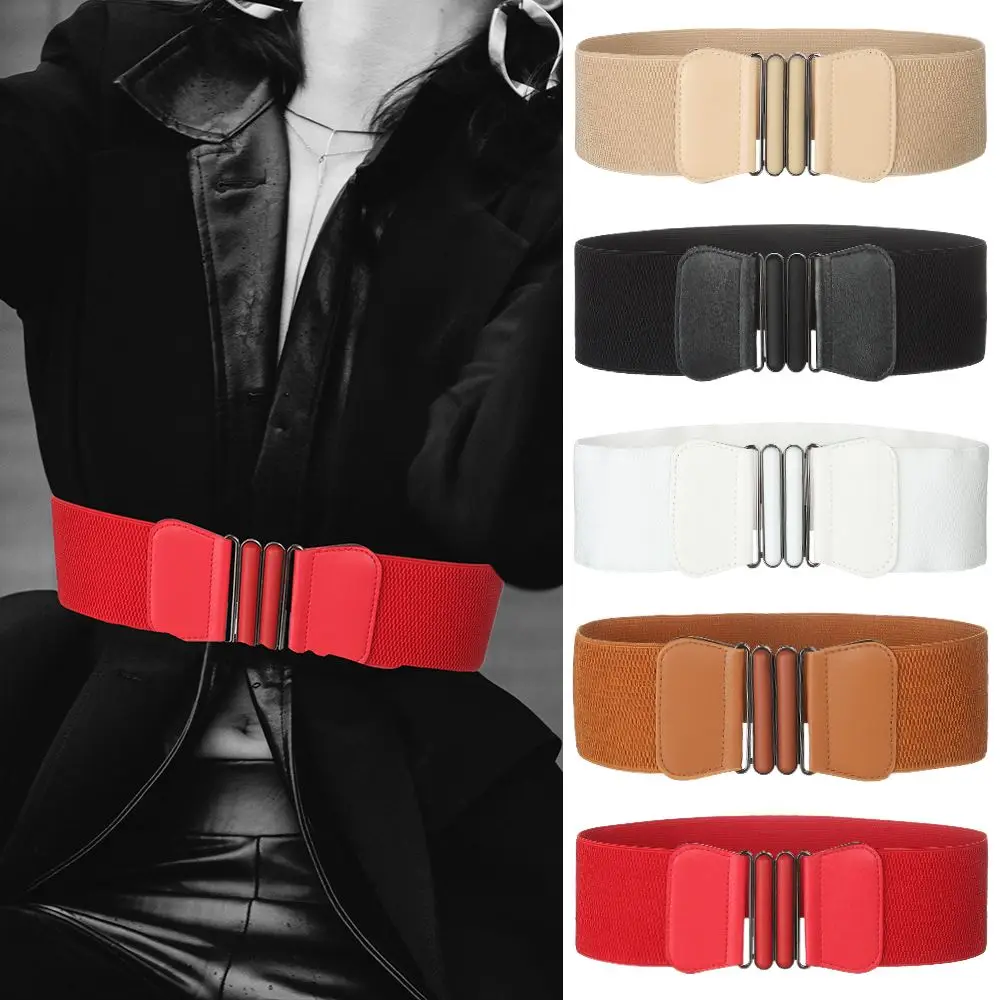 Fashion Women Stretch Waistband Stretch Elastic Corset Wide Waist Belts Dress Adornment Waistband
Fashion Women Stretch Waistband Stretch Elastic Corset Wide Waist Belts Dress Adornment Waistband