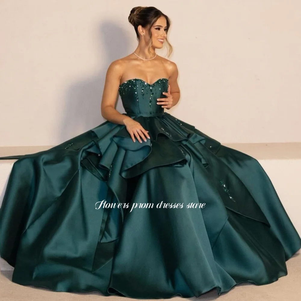 Flowers A Line Prom Dress with Beadings Sweetheart Party Dress Elegant Evening Dress for Women فساتين مناسبة رسمية Customized
Flowers A Line Prom Dress with Beadings Sweetheart Party Dress Elegant Evening Dress for Women فساتين مناسبة رسمية Customized