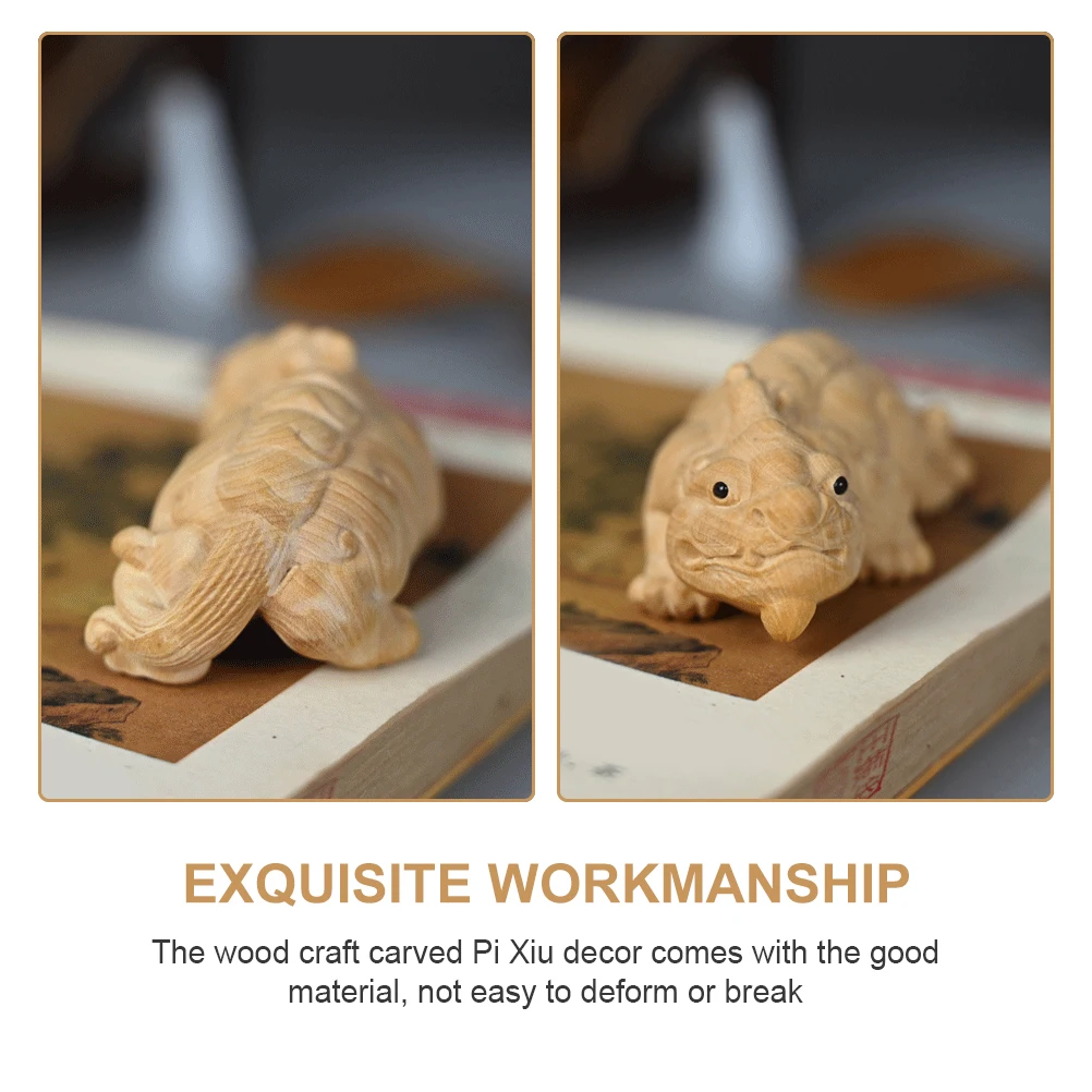 Wood Carved Statue Adorn Home Office Decor High End Material Stable Smooth Surface Creative Ornament Wood Craft
Wood Carved Statue Adorn Home Office Decor High End Material Stable Smooth Surface Creative Ornament Wood Craft