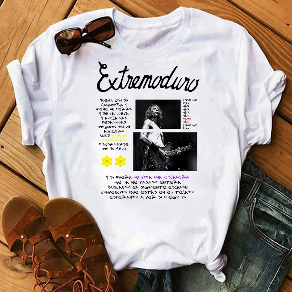 Extremoduro T-shirts Women Harajuku Anime Streetwear T-shirts Girl Funny Comic Clothes Harajuku Sleeve Casual Aesthetic Clothes
Extremoduro T-shirts Women Harajuku Anime Streetwear T-shirts Girl Funny Comic Clothes Harajuku Sleeve Casual Aesthetic Clothes