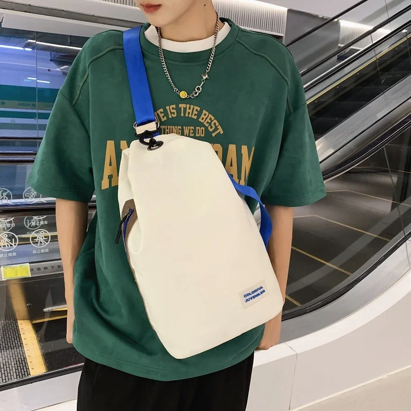 Leisure Couple Nylon Zipper Chest Bag 2024 High Quality Large Capacity Buckle Letter Fashion Crossbody Bag Bolsas Para Mujeres
Leisure Couple Nylon Zipper Chest Bag 2024 High Quality Large Capacity Buckle Letter Fashion Crossbody Bag Bolsas Para Mujeres