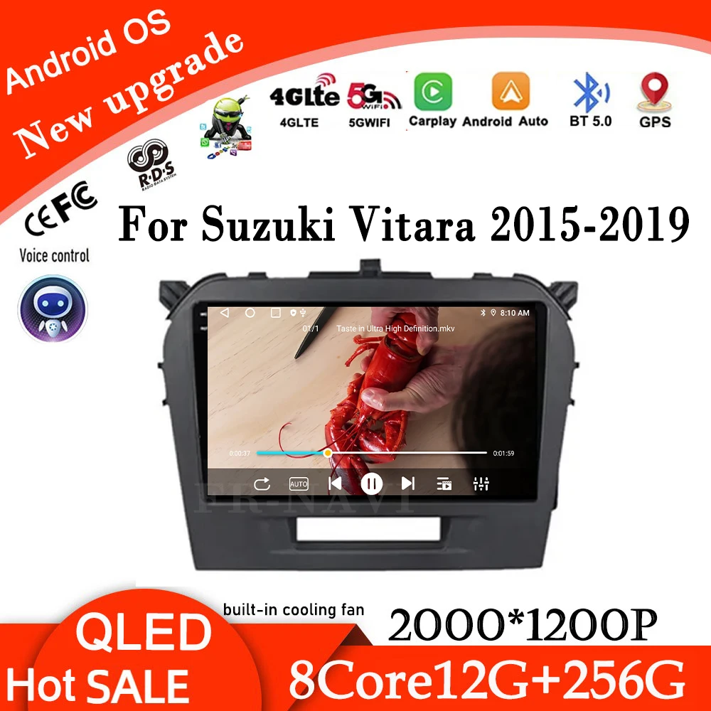 9" DSP Android 14 For Suzuki Vitara 2015 2016 2017 2018 2019 Car Radio Player Multimedia Video GPS Navigation FM RDS AM
9" DSP Android 14 For Suzuki Vitara 2015 2016 2017 2018 2019 Car Radio Player Multimedia Video GPS Navigation FM RDS AM
