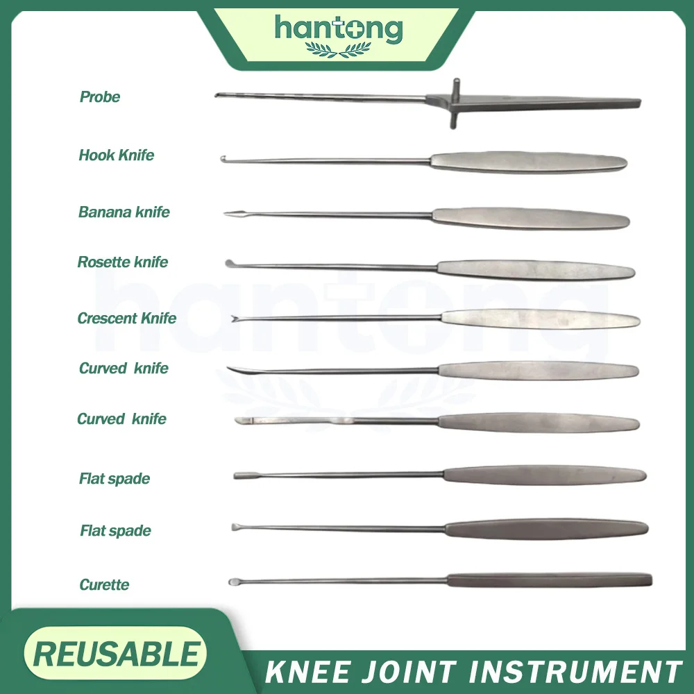 Orthopaedics Arthroscopy Surgical Instruments Hook Knife banana knife rosette curved knife probe curette knee joint instrument
Orthopaedics Arthroscopy Surgical Instruments Hook Knife banana knife rosette curved knife probe curette knee joint instrument
