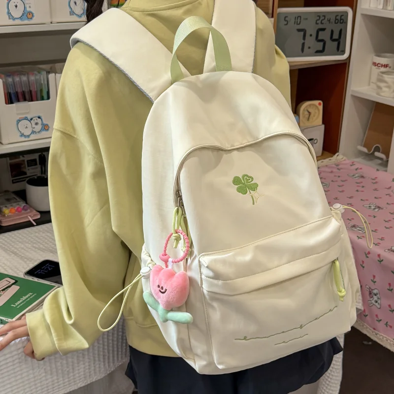 New Waterproof Nylon Women Backpack Solid Color Casual Backpacks for Teenagers Girl 2026 Women Large Capacity Ladies Schoolbag
New Waterproof Nylon Women Backpack Solid Color Casual Backpacks for Teenagers Girl 2026 Women Large Capacity Ladies Schoolbag