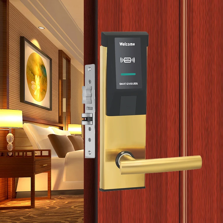 Digital RFID Room Smart Hotel Card Key Locks Electronic Intelligent Locks with Power Saver
Digital RFID Room Smart Hotel Card Key Locks Electronic Intelligent Locks with Power Saver