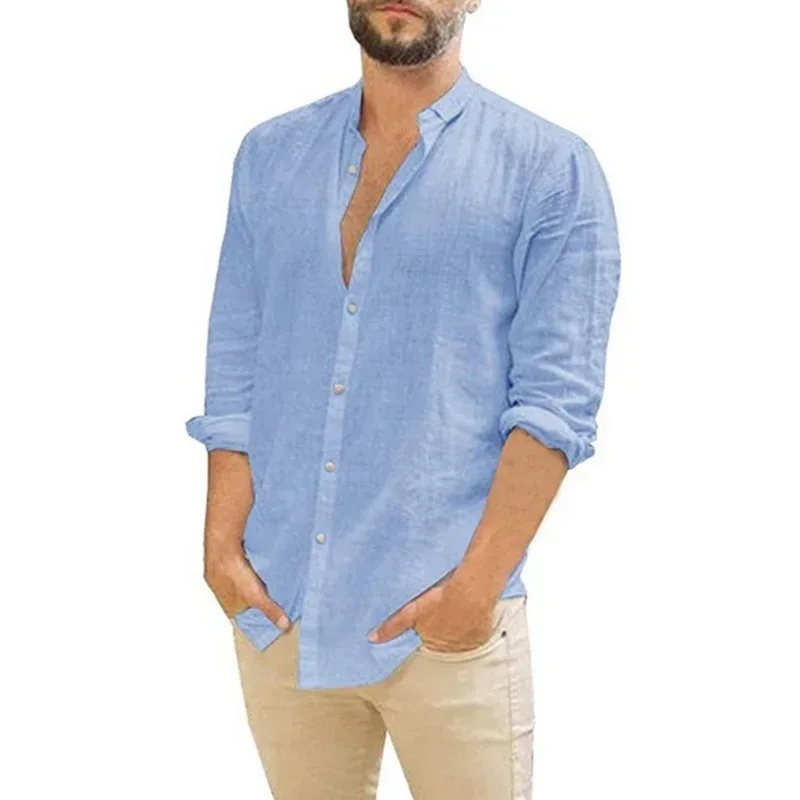 New Fashion Mens Summer Long Sleeve Shirt Button Up Casual Shirts Tops Male Solid Tops Shirt Clothing
New Fashion Mens Summer Long Sleeve Shirt Button Up Casual Shirts Tops Male Solid Tops Shirt Clothing