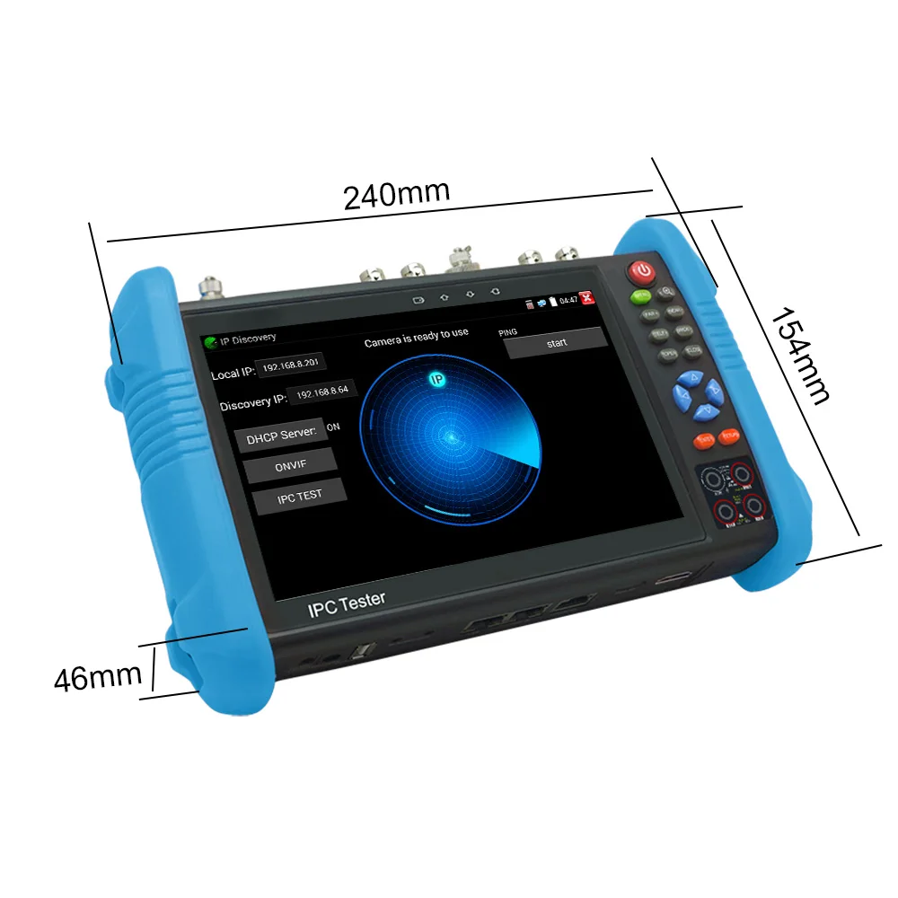 STLF ZJW Advanced Full Features CCTV Tester 7-inch Touch Screen CCTV Tester with HD-TVI HD-CVI AHD SDI IP
STLF ZJW Advanced Full Features CCTV Tester 7-inch Touch Screen CCTV Tester with HD-TVI HD-CVI AHD SDI IP