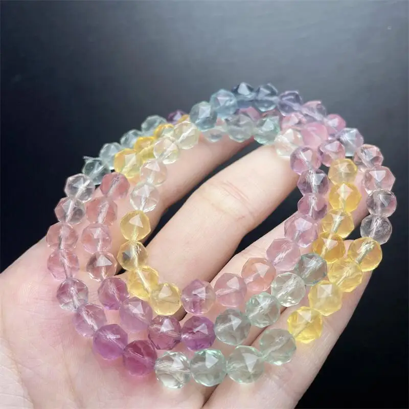 6.5MM Natural Fluorite Triple Circle Bracelet Women Beautiful Energy Healing Fashion Gemstone Jewelry Gift 1PCS
6.5MM Natural Fluorite Triple Circle Bracelet Women Beautiful Energy Healing Fashion Gemstone Jewelry Gift 1PCS