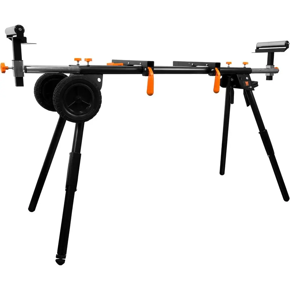 Collapsible Rolling Miter Saw Stand with 3 Built-In Outlets
Collapsible Rolling Miter Saw Stand with 3 Built-In Outlets