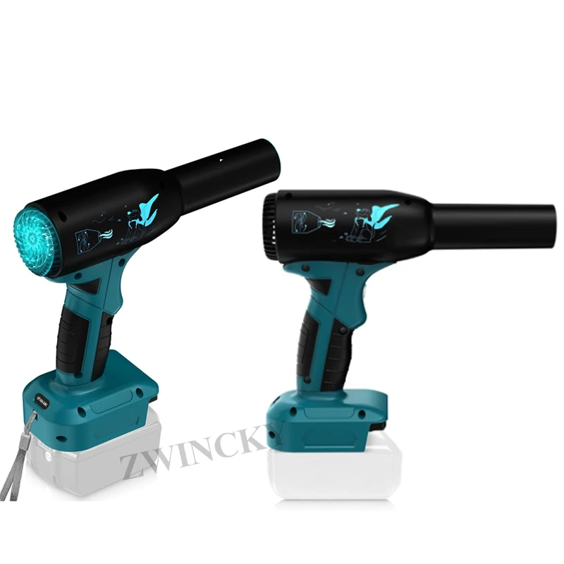 500W Turbo Fan Violent Fan 400g Thrust 3-Speed High Power Turbofan Leaf Blower Handheld Mini Jet Fan for Makita 18V Lion Battery
500W Turbo Fan Violent Fan 400g Thrust 3-Speed High Power Turbofan Leaf Blower Handheld Mini Jet Fan for Makita 18V Lion Battery