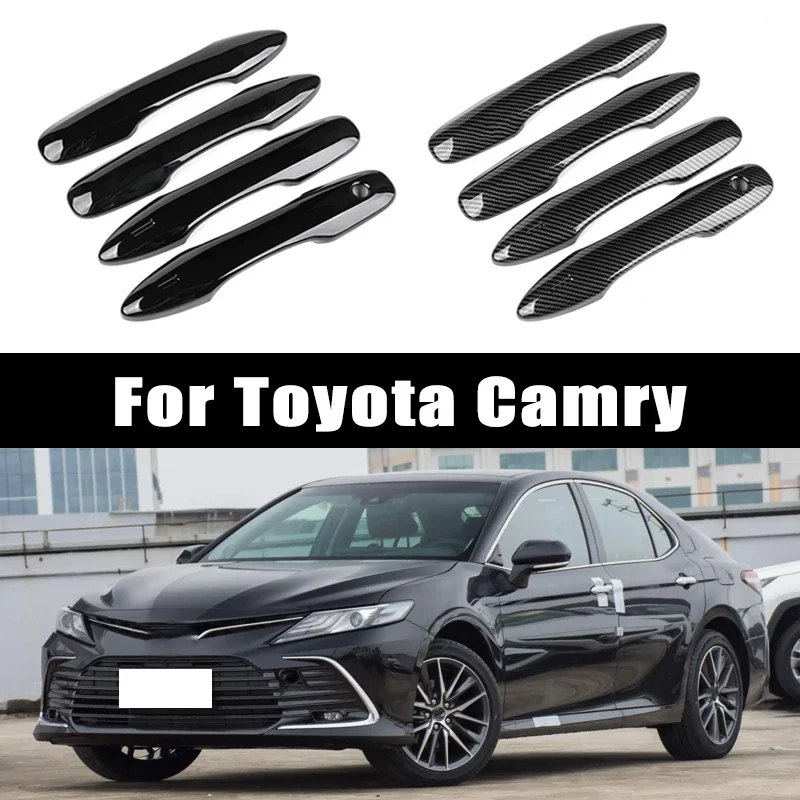 Carbon Fiber Chrome Car Door Handle Cover Scratch Protective Accessories for Toyota Camry 2018-2025 2019 2020 2021 2022 2023
Carbon Fiber Chrome Car Door Handle Cover Scratch Protective Accessories for Toyota Camry 2018-2025 2019 2020 2021 2022 2023