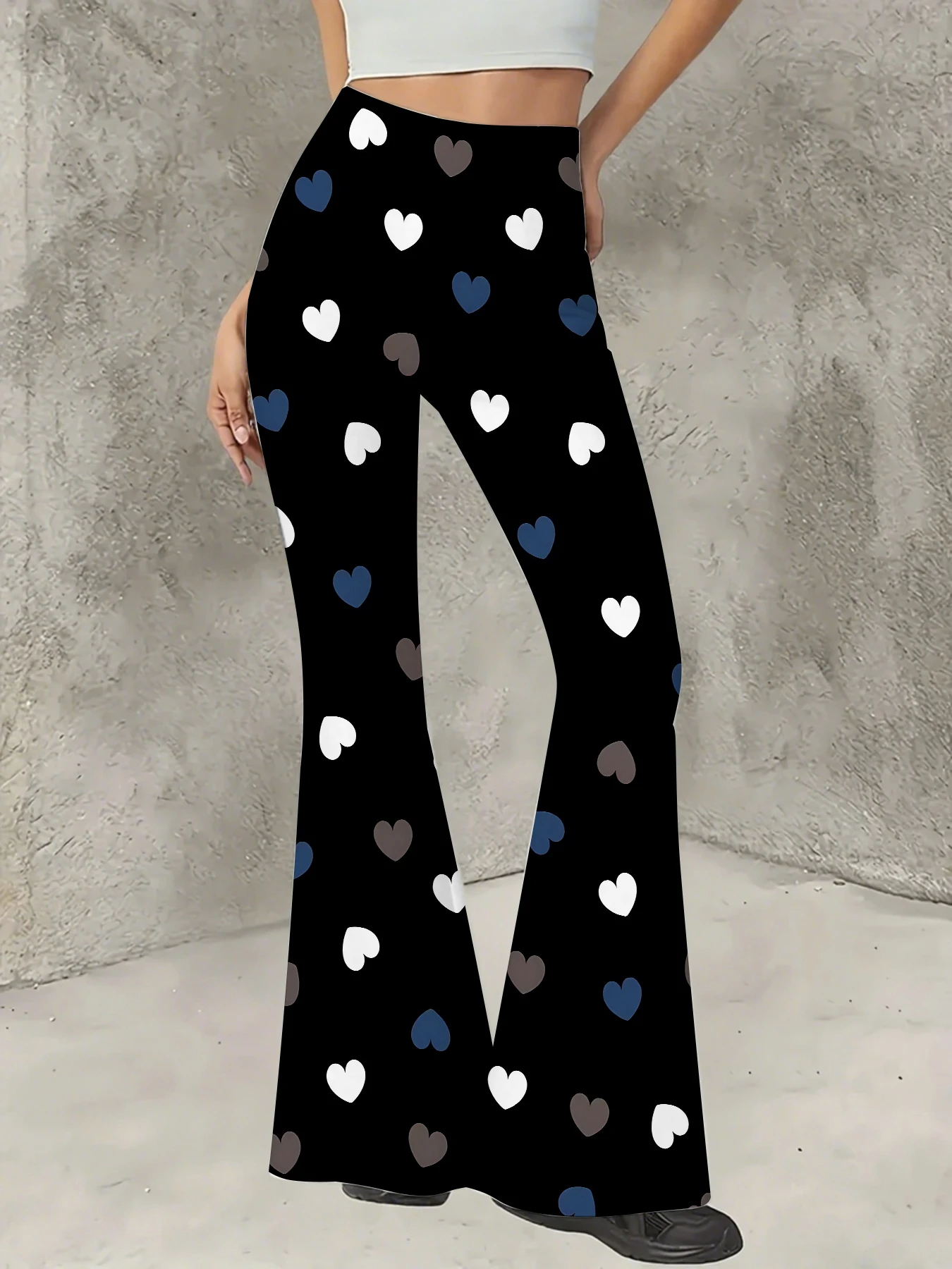 Women's Boho Printed Flare Pants Vintage Knit High Waist Wide Leg Trousers
Women's Boho Printed Flare Pants Vintage Knit High Waist Wide Leg Trousers