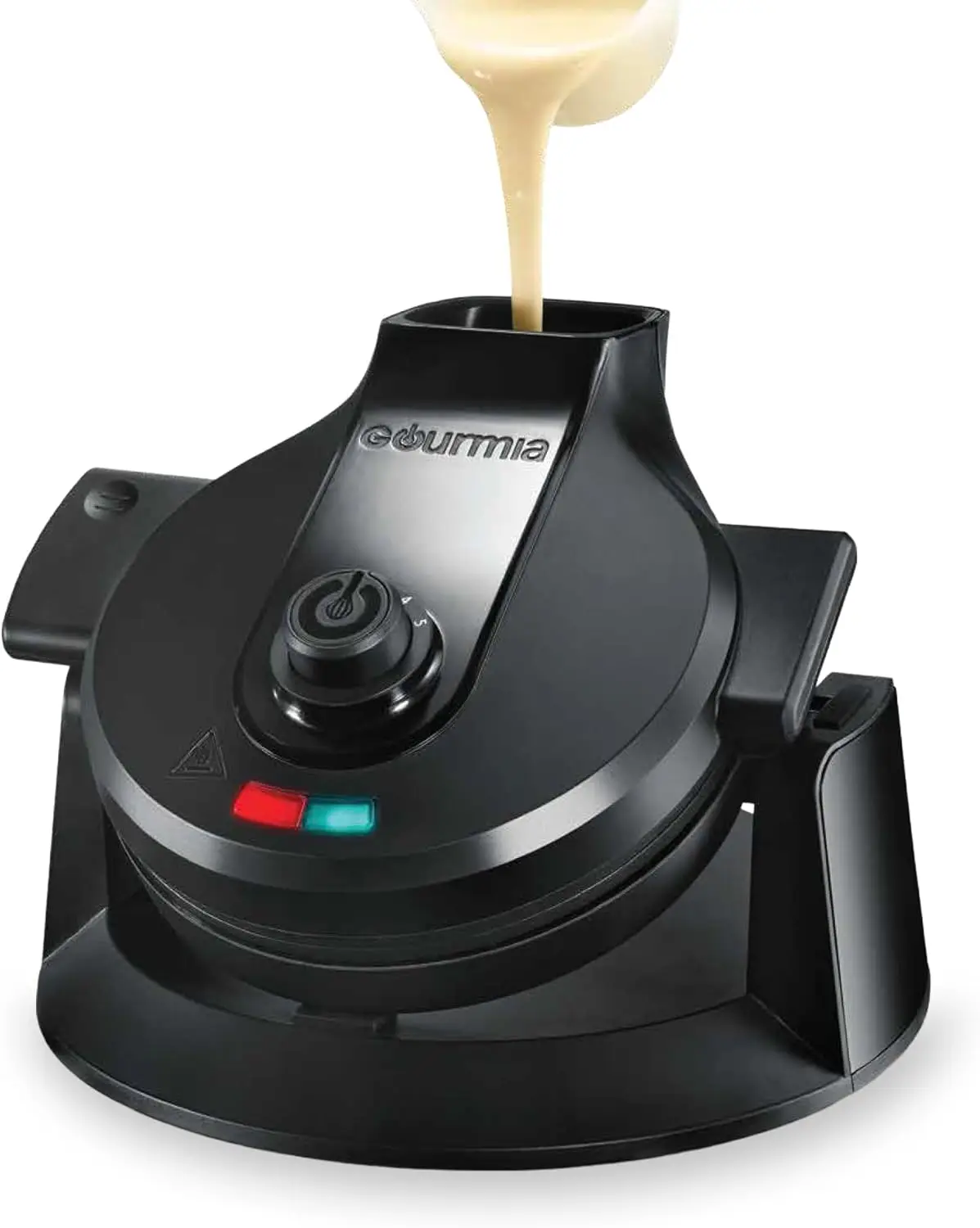 Dual Pour Waffle Maker with Nonstick Plates, Adjustable Crispiness, Compact Storage, 800W, Black
Dual Pour Waffle Maker with Nonstick Plates, Adjustable Crispiness, Compact Storage, 800W, Black