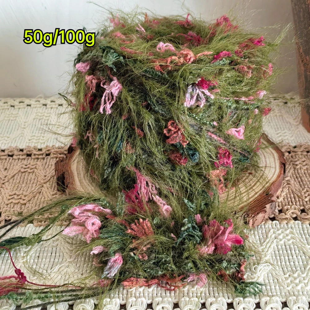 Forest Garden Hand Mixed Thread Retro Green Rose Pink Soft Mist Imitation Mink Fur Yarn Handmade DIY Mixed Thread Atmosphere
Forest Garden Hand Mixed Thread Retro Green Rose Pink Soft Mist Imitation Mink Fur Yarn Handmade DIY Mixed Thread Atmosphere