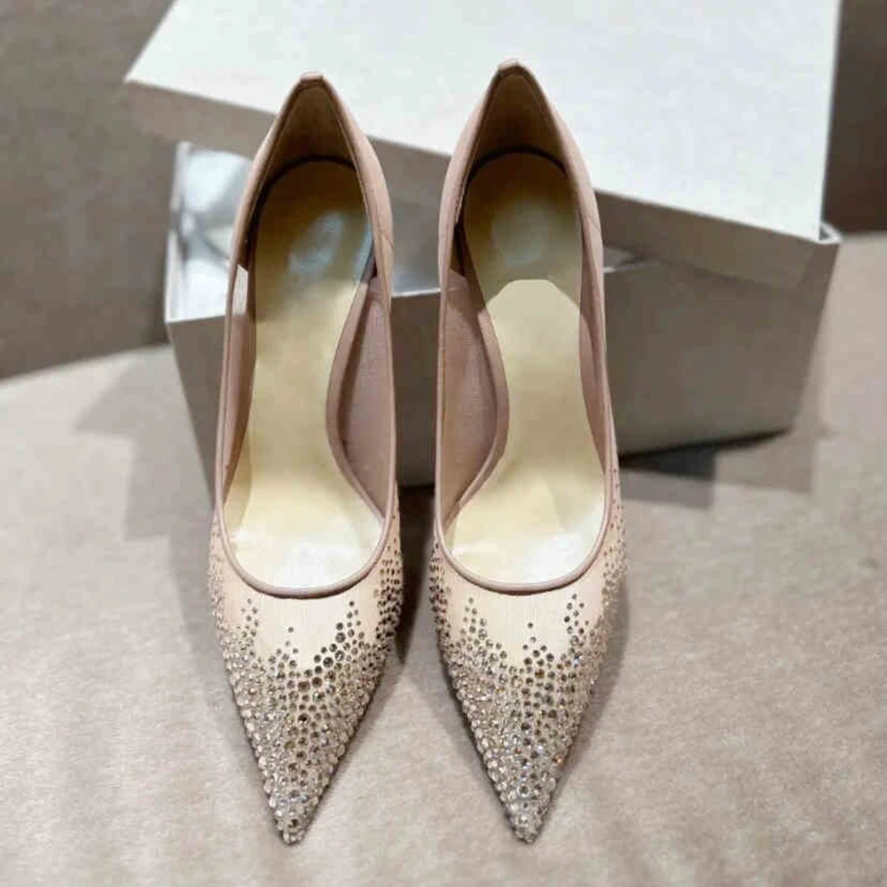 French mesh temperament pointed women's spring autumn new sexy slim heel high heels shoes women Zapatos mujer
French mesh temperament pointed women's spring autumn new sexy slim heel high heels shoes women Zapatos mujer