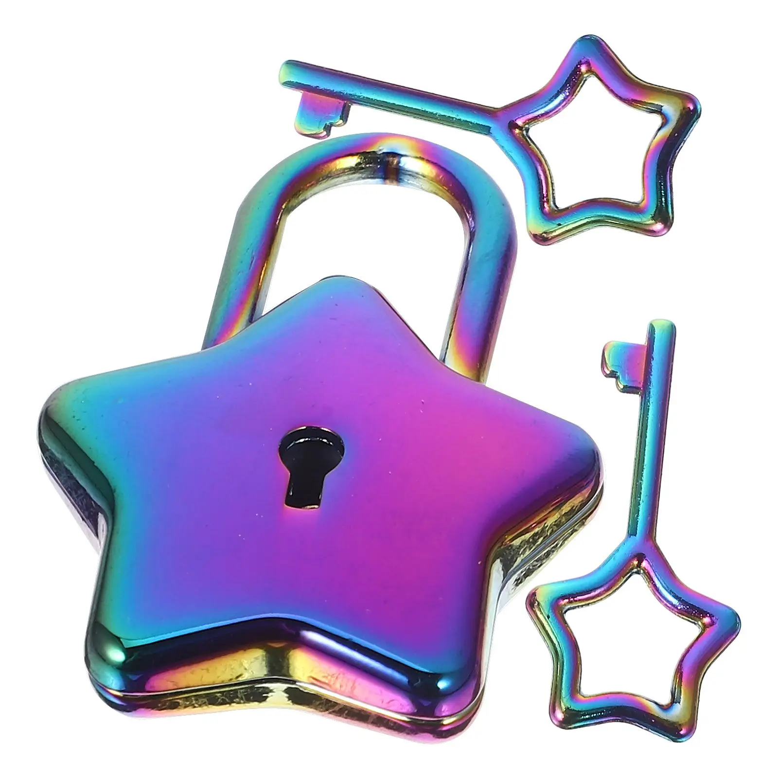 Star Shaped Small Lock with Key for DIY Metal Combination Pentagram Locks Decorative Star Padlock For Diary Hardware
Star Shaped Small Lock with Key for DIY Metal Combination Pentagram Locks Decorative Star Padlock For Diary Hardware