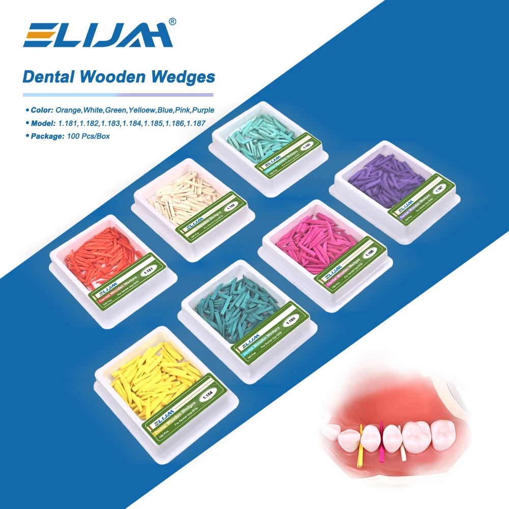ELIJAH Dental Wedges Plastic Dental Fixing Wooden Wedges Teeth Restoration Dentistry Lab Materials Oral Care Accessories
ELIJAH Dental Wedges Plastic Dental Fixing Wooden Wedges Teeth Restoration Dentistry Lab Materials Oral Care Accessories