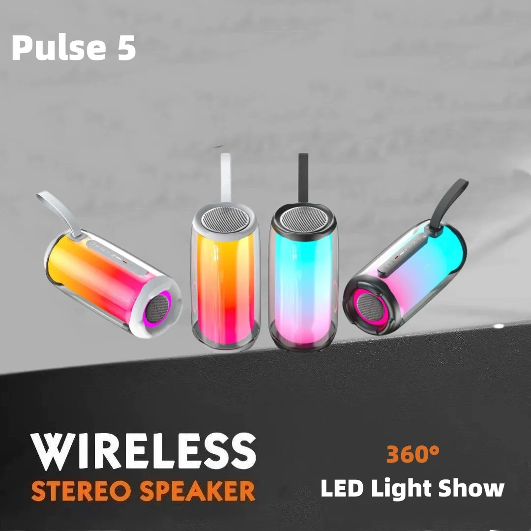 QUEED PULSE5 Portable Bluetooth Speaker – Outdoor Wireless Speaker with Enhanced Bass & TF Card Support Full Screen Colorful LED
QUEED PULSE5 Portable Bluetooth Speaker – Outdoor Wireless Speaker with Enhanced Bass & TF Card Support Full Screen Colorful LED