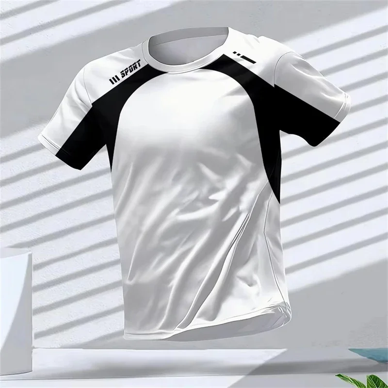 Men's simple and fashionable sportswear, outdoor 3D printed short-sleeved sportswear, casual plus-size sportswear 
Men's simple and fashionable sportswear, outdoor 3D printed short-sleeved sportswear, casual plus-size sportswear