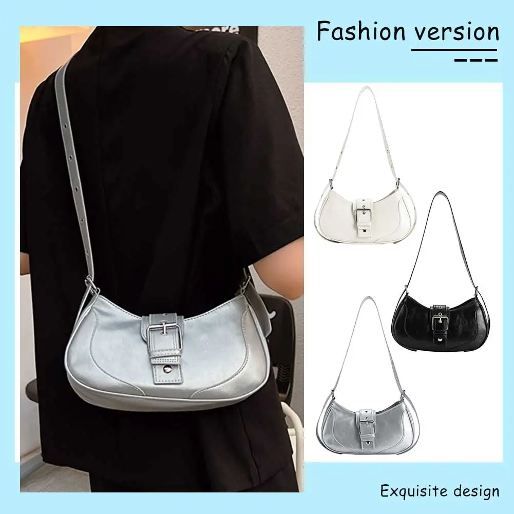 Women Tote Bag Luxury Designer PU Handbag Spicy Girl Underarm Bag Punk Style Simple Female Commuter Handbag Make Up Cosmetic Bag
Women Tote Bag Luxury Designer PU Handbag Spicy Girl Underarm Bag Punk Style Simple Female Commuter Handbag Make Up Cosmetic Bag