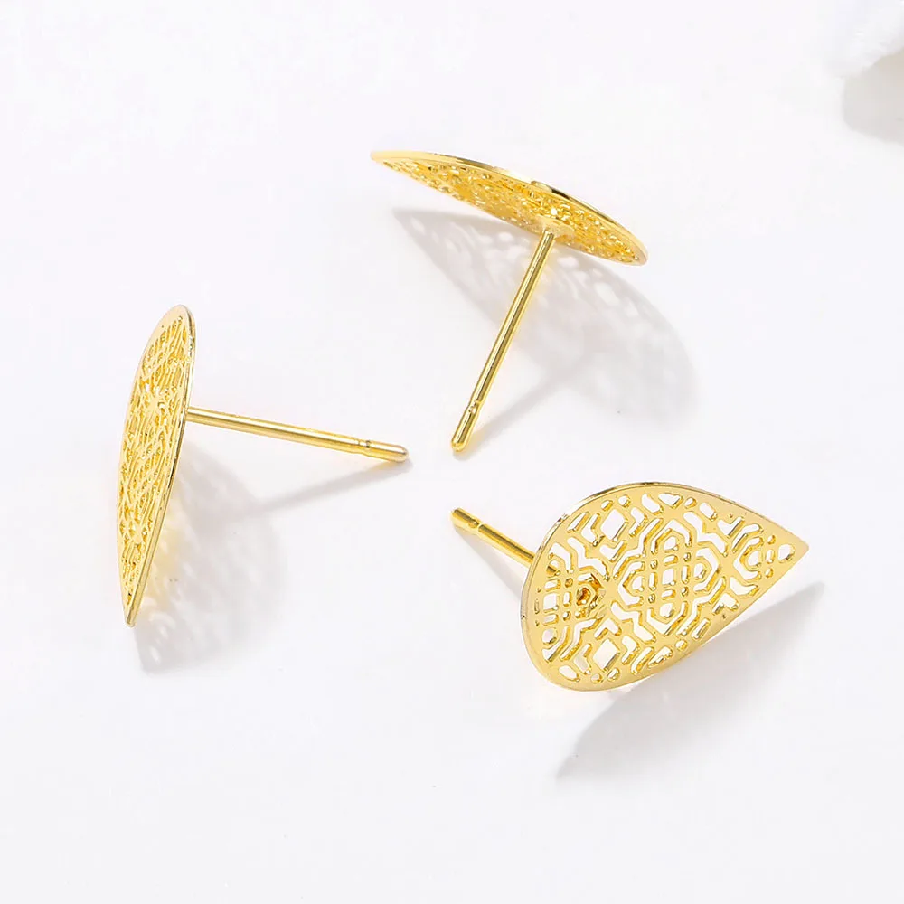 10pcs Handmade Waterdrop Stud Earrings Connectors Hollow Copper Earrings Hoop Earrings Base Earring Settings Diy Jewelry Making
10pcs Handmade Waterdrop Stud Earrings Connectors Hollow Copper Earrings Hoop Earrings Base Earring Settings Diy Jewelry Making