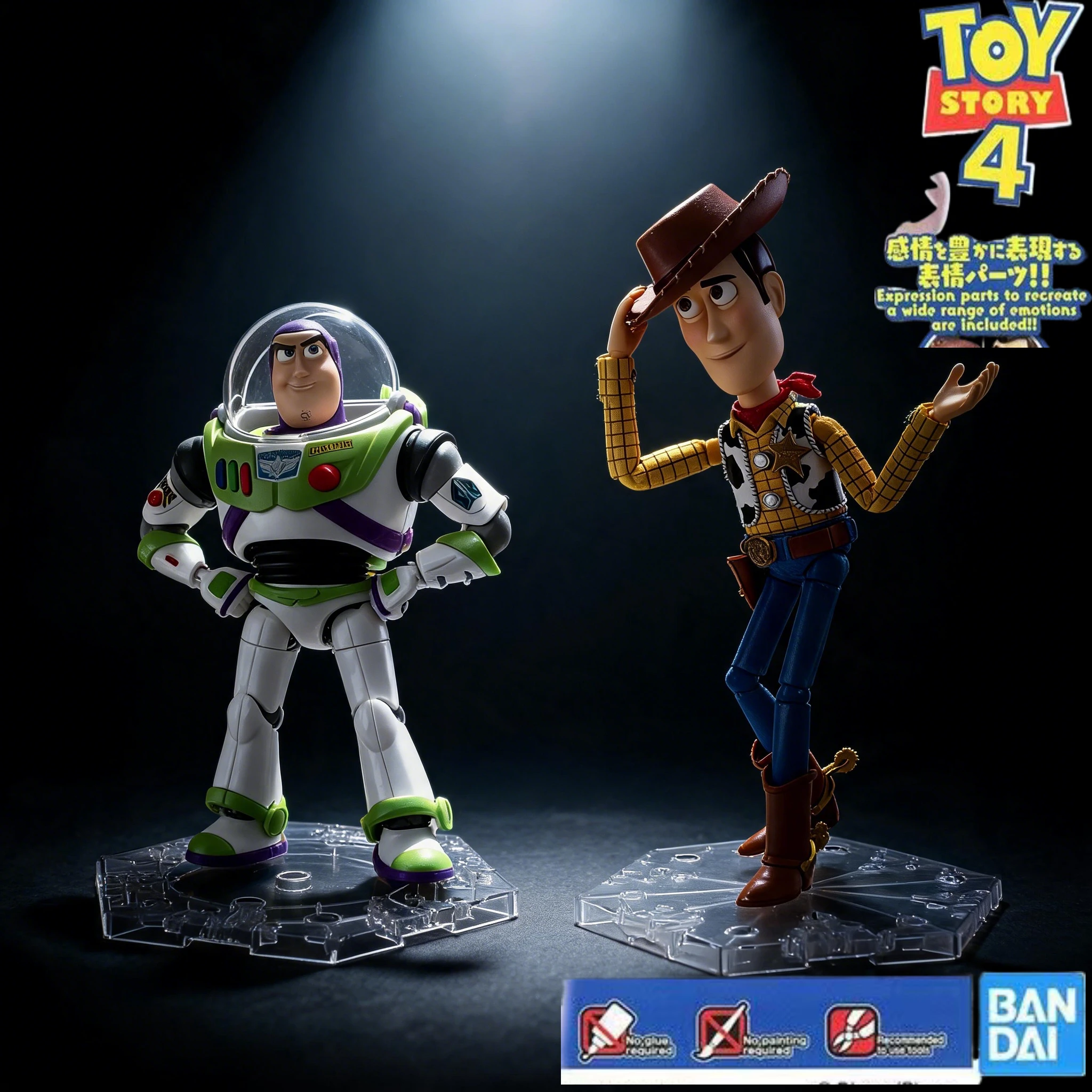 Bandai Buzz Lightyear Sheriff Woody Toy Story 4 Model Kit Figure
Bandai Buzz Lightyear Sheriff Woody Toy Story 4 Model Kit Figure